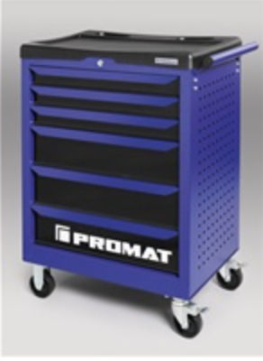 Gereedschapswagen TREND 6 laden B755xh1030xd465mm PROMAT