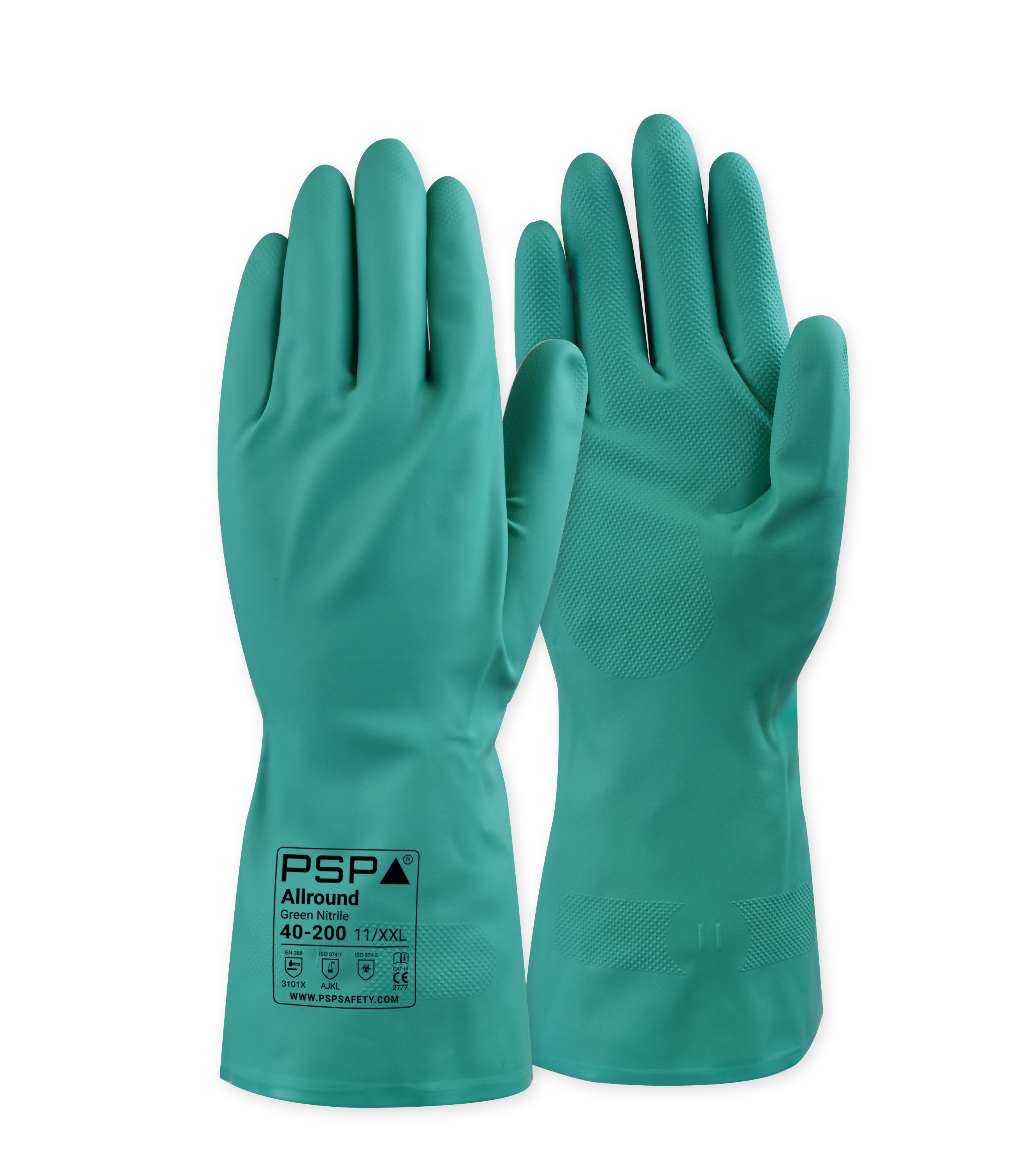 PSP 40-200 Groene Nitril 33cm Cat.3, 7