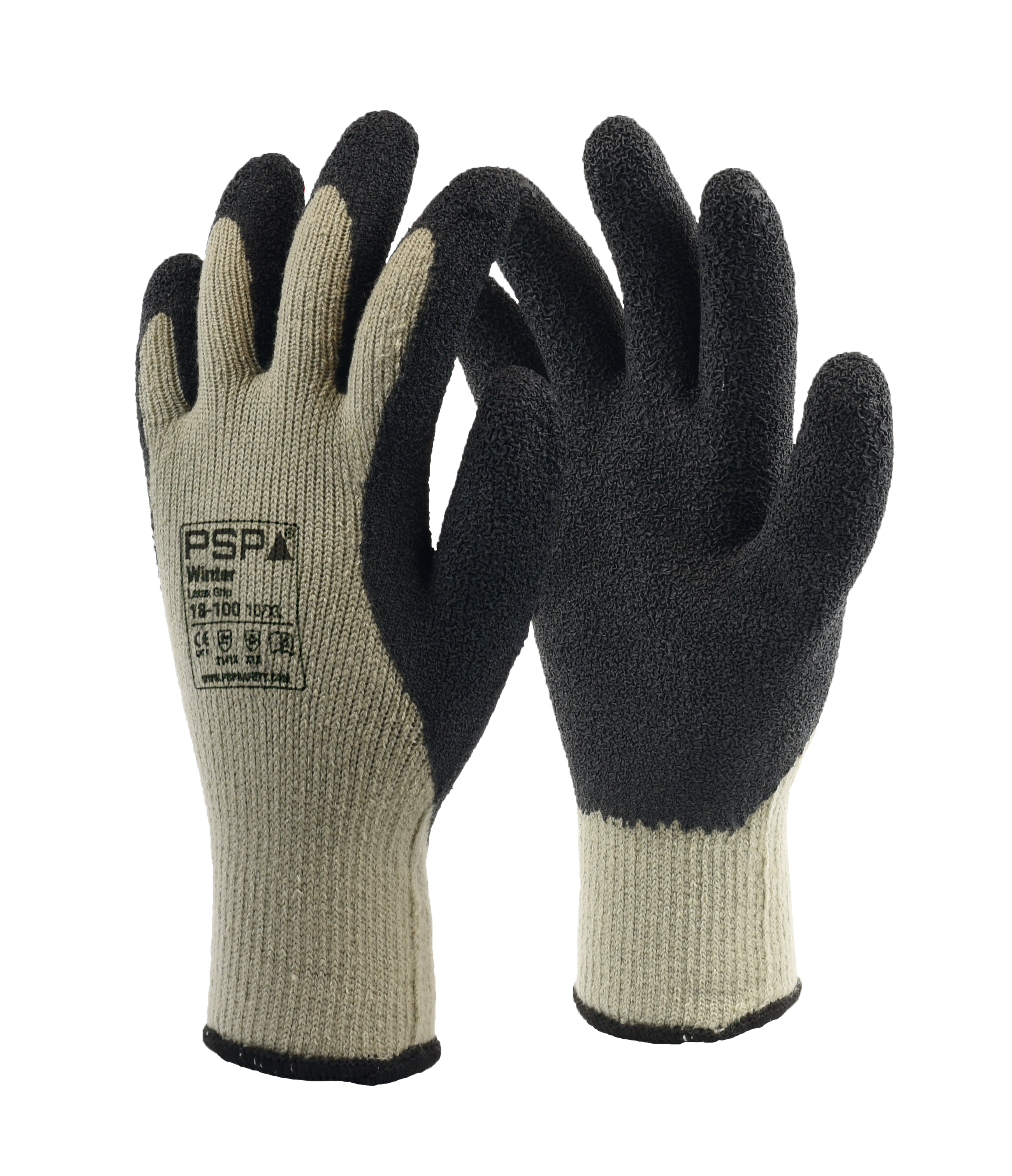 PSP 18-100 Winter Latex Black/Grey, 10