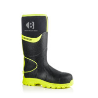 BUCKBOOTZ NEOPREEN LAARS ZWART/GEEL S5/HRO/CI/HI/AN/SRC mt 45